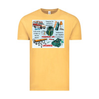 Vintage Mustard paramedic life Vintage Tee - MaliasSmallBusiness