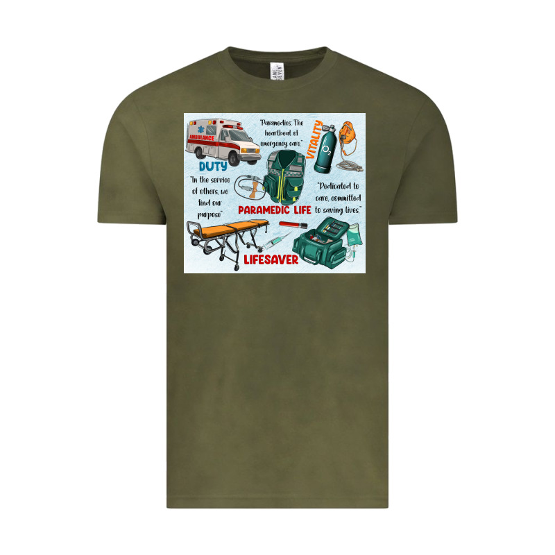 Paramedic Life Vintage Tee by MaliasSmallBusiness | Teevron