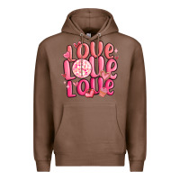 Chestnut love love love valentines day Premium Hoodie - MaliasSmallBusiness
