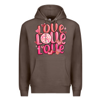 Coffee love love love valentines day Premium Hoodie - MaliasSmallBusiness