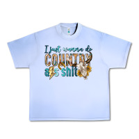 Grape Ice i just wanna do country Urban Heavy Tee - texasbilliewilder