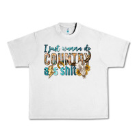 Lunar Rock i just wanna do country Urban Heavy Tee - texasbilliewilder