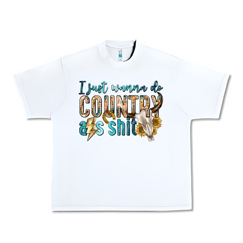 I Just Wanna Do Country Urban Heavy Tee by texasbilliewilder | Teevron