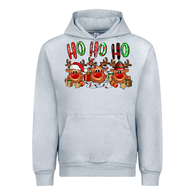 Ho Ho Ho Reindeer Urban Hoodie by NancyCooperArtShop | Teevron