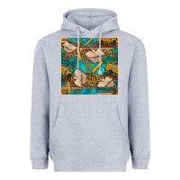 Heather Grey student delivery specialist seamless pattern Heavyweight Hoodie - BundleAndBundleShop