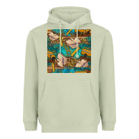 Matcha student delivery specialist seamless pattern Heavyweight Hoodie - BundleAndBundleShop
