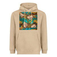 Mushroom student delivery specialist seamless pattern Heavyweight Hoodie - BundleAndBundleShop