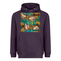 Plum student delivery specialist seamless pattern Heavyweight Hoodie - BundleAndBundleShop