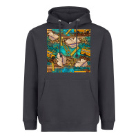 Student Delivery Specialist Seamless Pattern Heavyweight Hoodie | Teevron