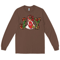 Chestnut christmas joy with rooster Long Sleeve Tee - RanaPortraitStore