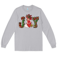 Moon Dust christmas joy with rooster Long Sleeve Tee - RanaPortraitStore