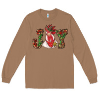 Toasted Coconut christmas joy with rooster Long Sleeve Tee - RanaPortraitStore