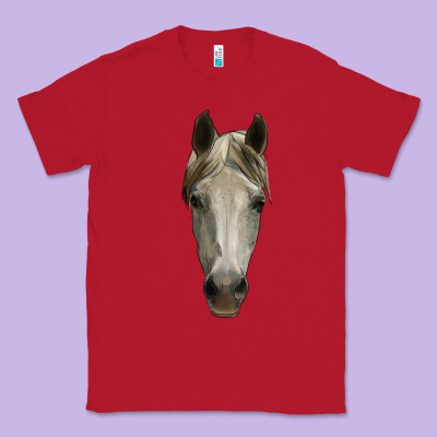 Horse Head Classic Tee Designed By Ranaportraitstore