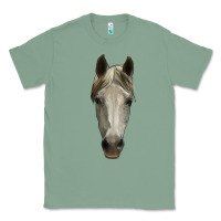 Sage horse head Classic Tee - RanaPortraitStore