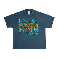 Midnight Navy in oceans deep faith will stand Urban Heavy Tee - texasbilliewilder