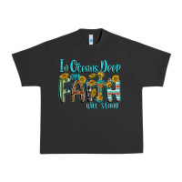Pigment Black in oceans deep faith will stand Urban Heavy Tee - texasbilliewilder