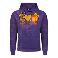 Cloud Purple peace love fall Vintage Hoodie - AdoDesignShop