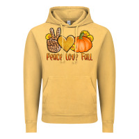 Peace Love Fall Vintage Hoodie | Teevron