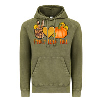 Vintage Olive peace love fall Vintage Hoodie - AdoDesignShop