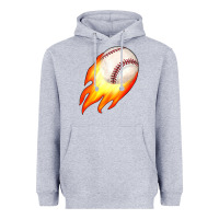 Heather Grey baseball Heavyweight Hoodie - JahusDesignShop