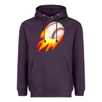 Plum baseball Heavyweight Hoodie - JahusDesignShop