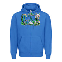 True Royal st.patricks love nurse Zipper Hoodie - RacoonDesign
