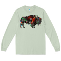 Matcha christmas bison Long Sleeve Tee - RanaPortraitStore