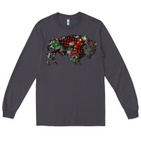 Smoke christmas bison Long Sleeve Tee - RanaPortraitStore