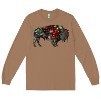 Toasted Coconut christmas bison Long Sleeve Tee - RanaPortraitStore