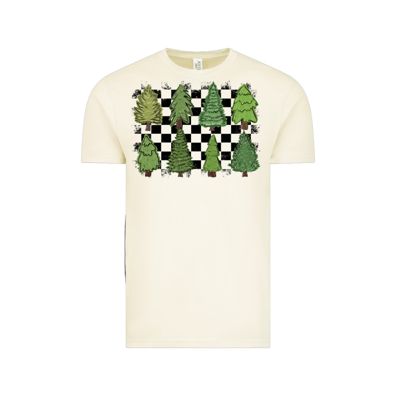 Checkered Trees Vintage Tee by MaliasSmallBusiness | Teevron