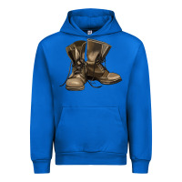 Cobalt soldier veteran boots Urban Hoodie - MaliasSmallBusiness