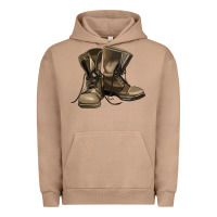 Pigment Burro soldier veteran boots Urban Hoodie - MaliasSmallBusiness