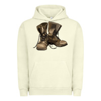 Pigment Pistachio soldier veteran boots Urban Hoodie - MaliasSmallBusiness