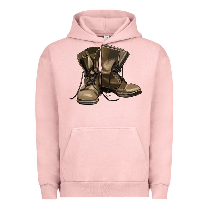 Soldier Veteran Boots Urban Hoodie by MaliasSmallBusiness | Teevron