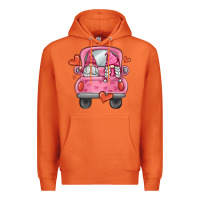 Carrot valentines day gnome truck Premium Hoodie - MaliasSmallBusiness