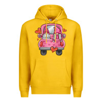 Lemon valentines day gnome truck Premium Hoodie - MaliasSmallBusiness