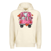 Sandshell valentines day gnome truck Premium Hoodie - MaliasSmallBusiness