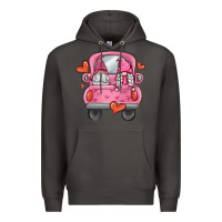Smoke valentines day gnome truck Premium Hoodie - MaliasSmallBusiness