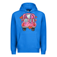 True Royal valentines day gnome truck Premium Hoodie - MaliasSmallBusiness