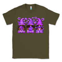 Army Green Domestic Violence Warrior Afro Gnomes Classic Tee - texasbilliewilder