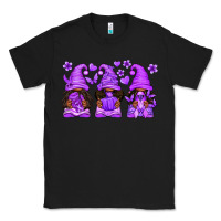 Black Domestic Violence Warrior Afro Gnomes Classic Tee - texasbilliewilder