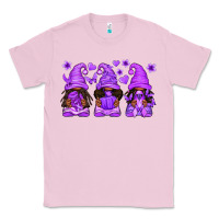 Bubblegum Pink Domestic Violence Warrior Afro Gnomes Classic Tee - texasbilliewilder