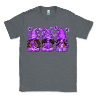 Charcoal Heather Domestic Violence Warrior Afro Gnomes Classic Tee - texasbilliewilder