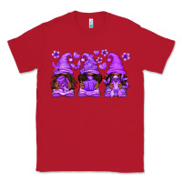 Red Domestic Violence Warrior Afro Gnomes Classic Tee - texasbilliewilder