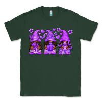 Sports Green Domestic Violence Warrior Afro Gnomes Classic Tee - texasbilliewilder