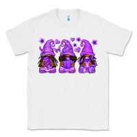 White Domestic Violence Warrior Afro Gnomes Classic Tee - texasbilliewilder