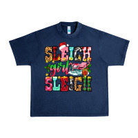 Navy sleigh girl sleigh Urban Heavy Tee - Zillion Design Studio