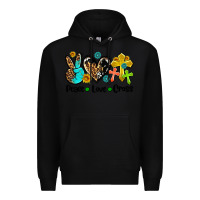 Black peace love cross Premium Hoodie - AdoDesignShop