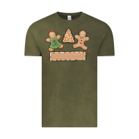 Vintage Olive gingerbread christmas Vintage Tee - MaliasSmallBusiness