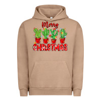 Merry Christmas Cactuses Urban Hoodie | Teevron